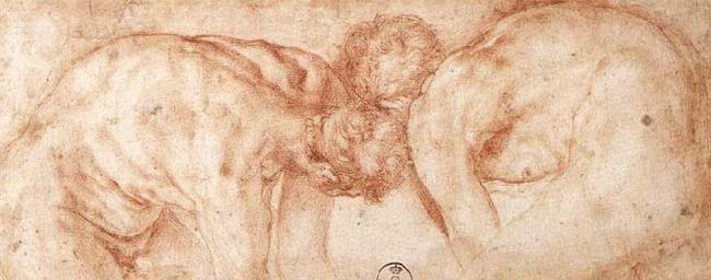 Pontormo, Jacopo Two Nudes Compared oil painting image